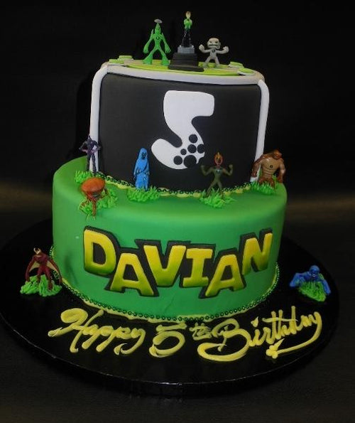 Ben 10 Decorated Cake