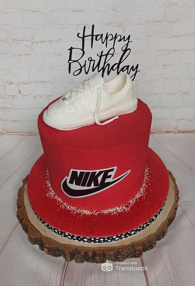 Nike decorated cake