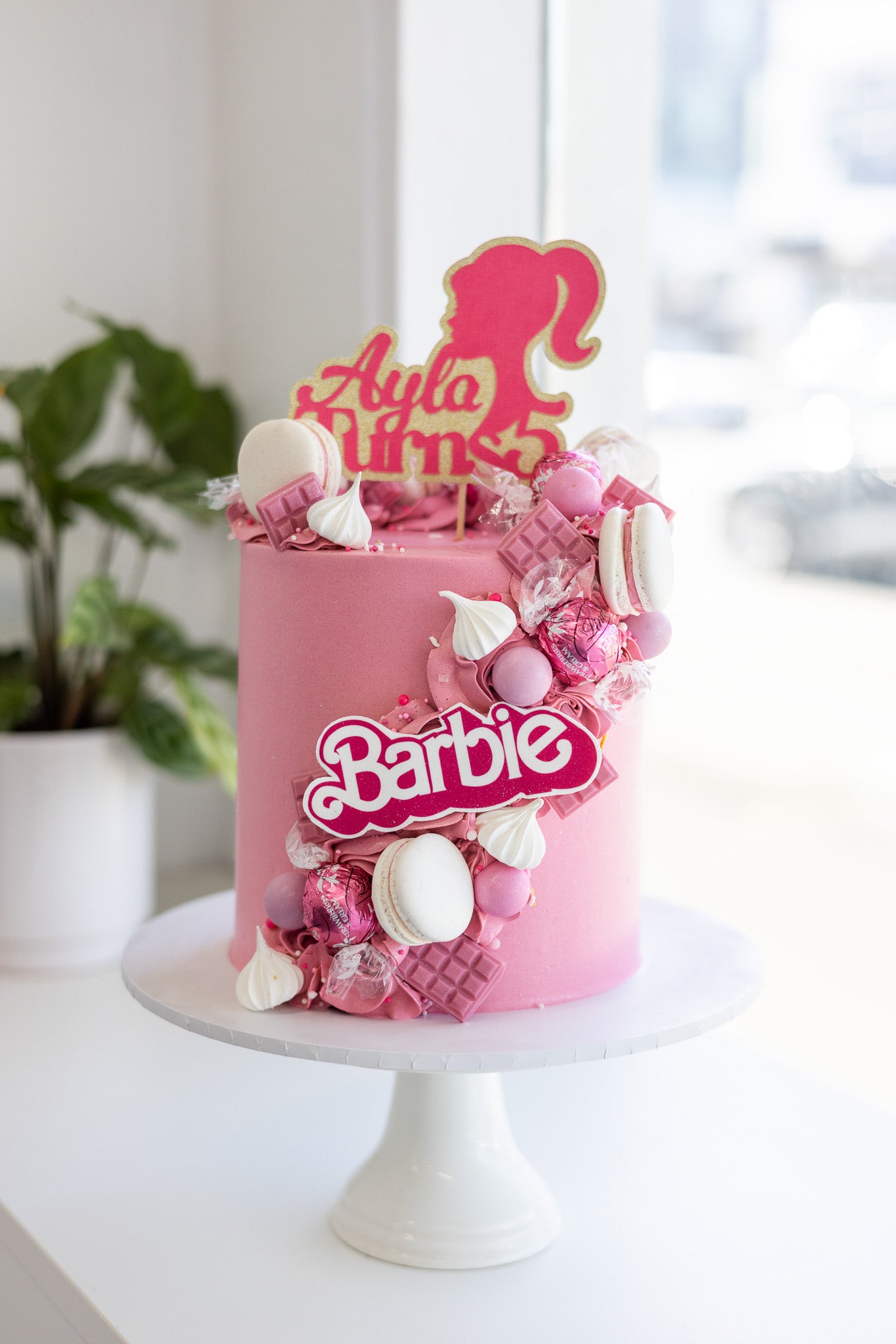 Barbie decorated cake