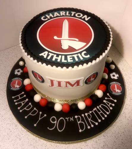 athletic decorated cake