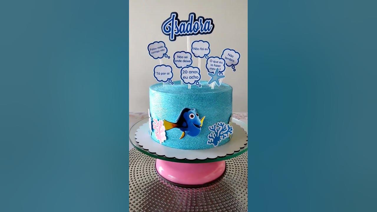 Bolo Decorado Dory