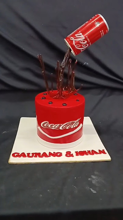 Coca Cola decorated cake