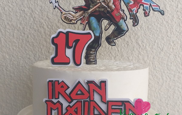 Bolo Decorado Iron Maiden