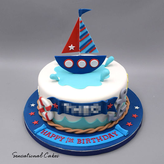 Sailor decorated cake