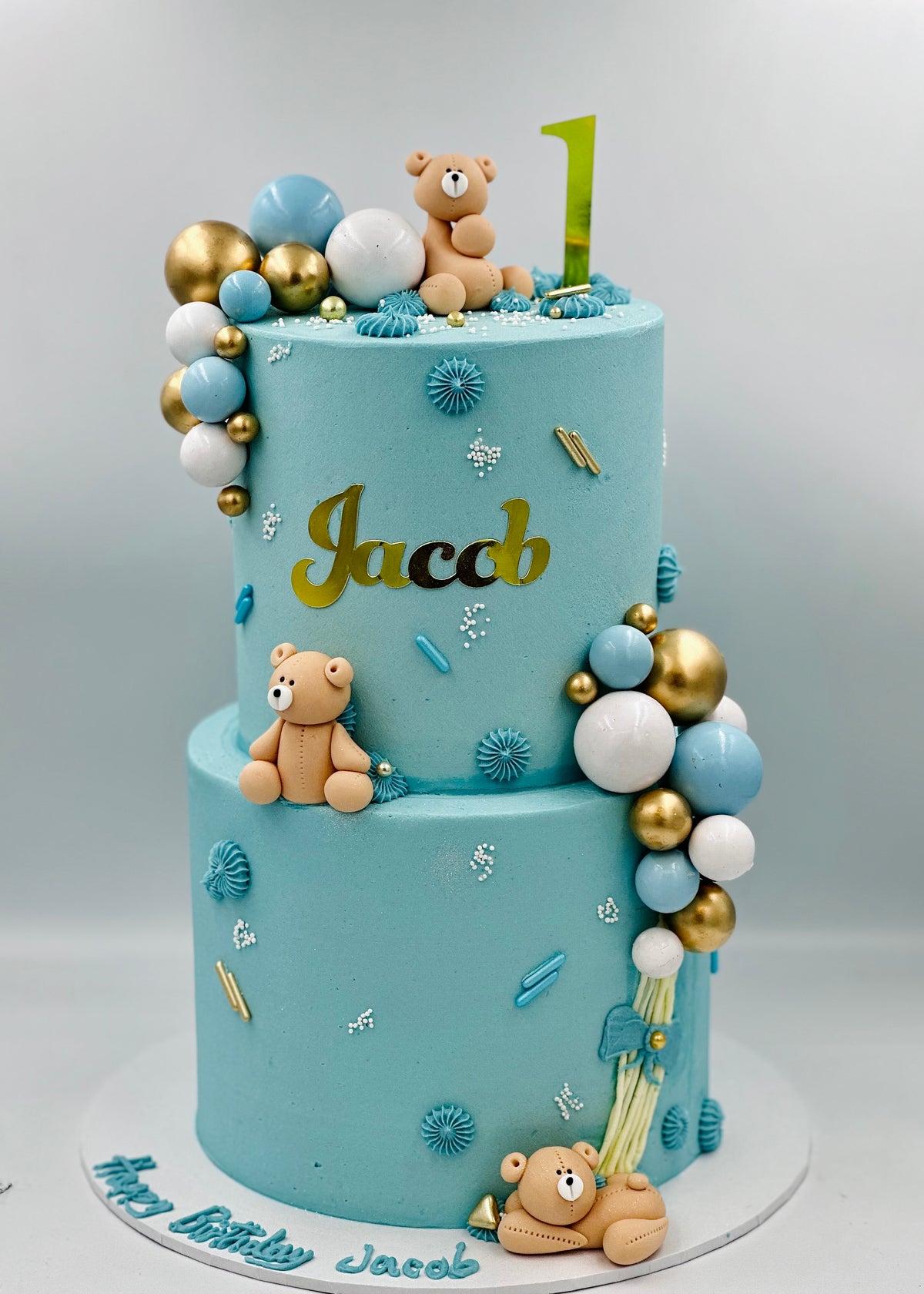 Teddy Bear Decorated Cake