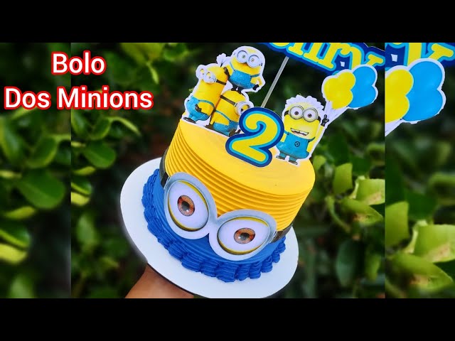 Bolo Decorado Minions