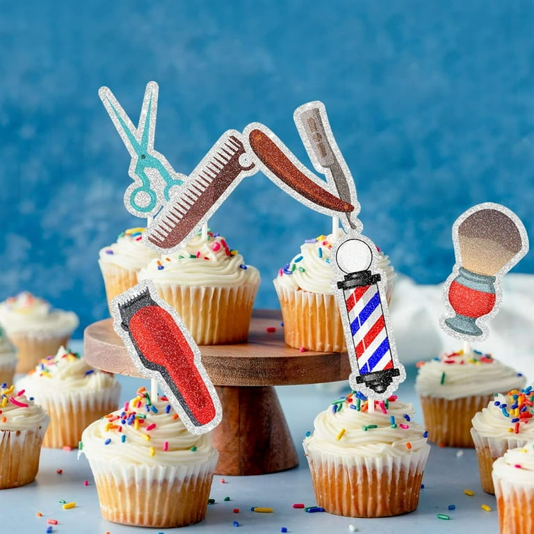 Barber Shop Decorated Cake