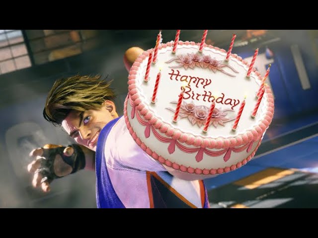 Street Fighter Decorated Cake