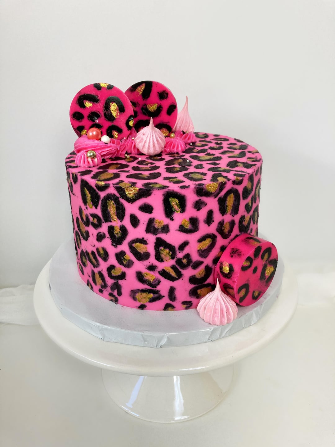 Leopard Decorated Cake