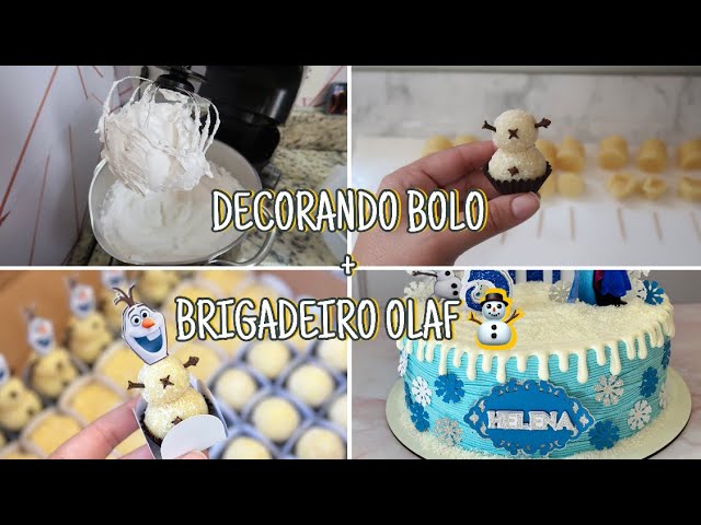 Bolo Decorado Olaf