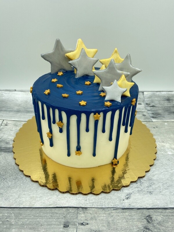 Star Decorated Cake