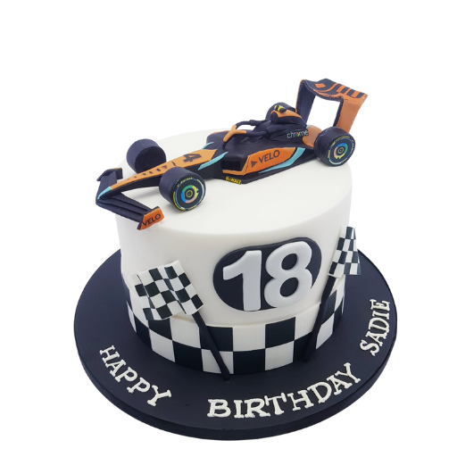 Formula 1 Decorated Cake