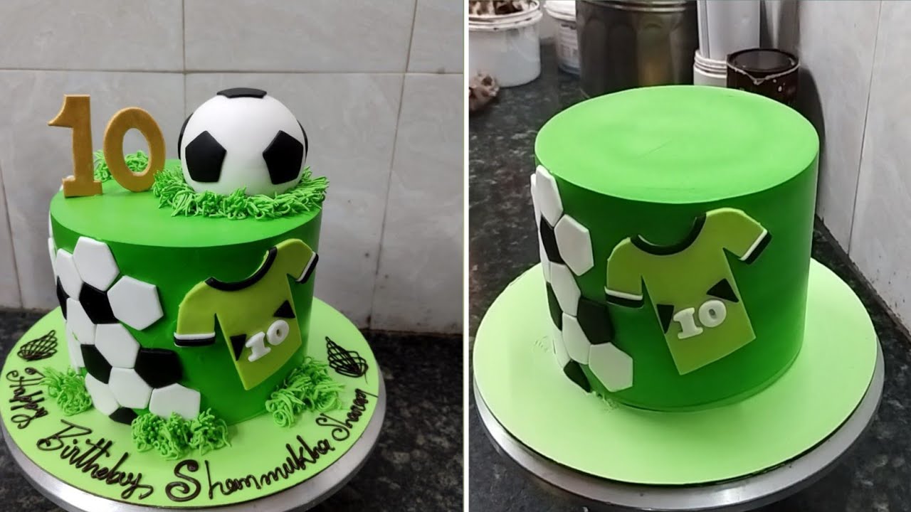 Decorated Football Cake