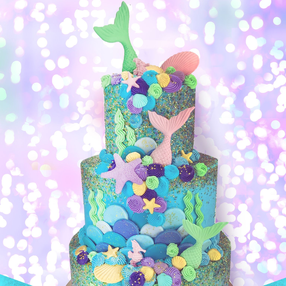 Mermaid Decorated Cake