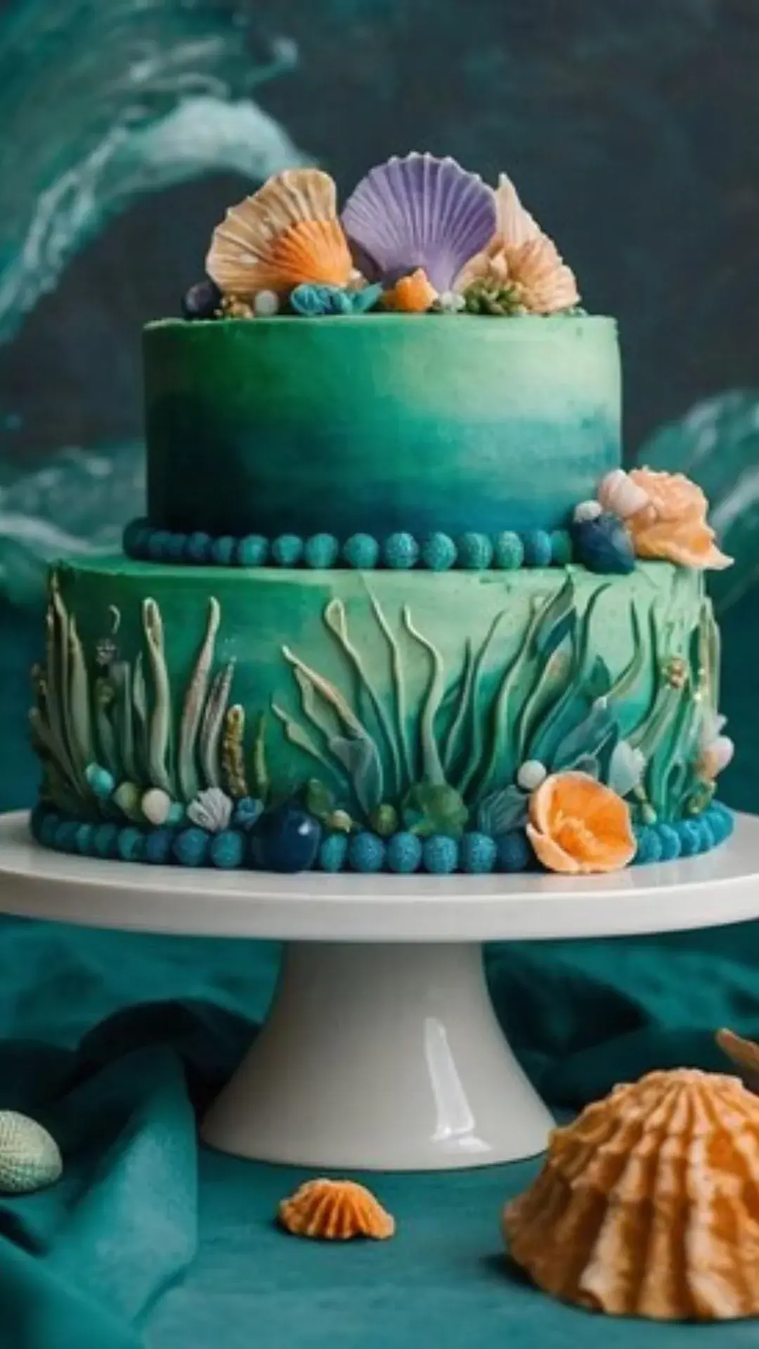 Ocean Decorated Cake