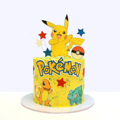 pokemon decorated cake