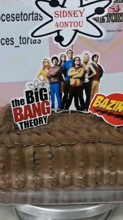 Bolo Decorado The Big Bang Theory