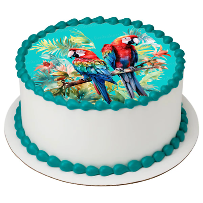 Parrot Decorated Cake