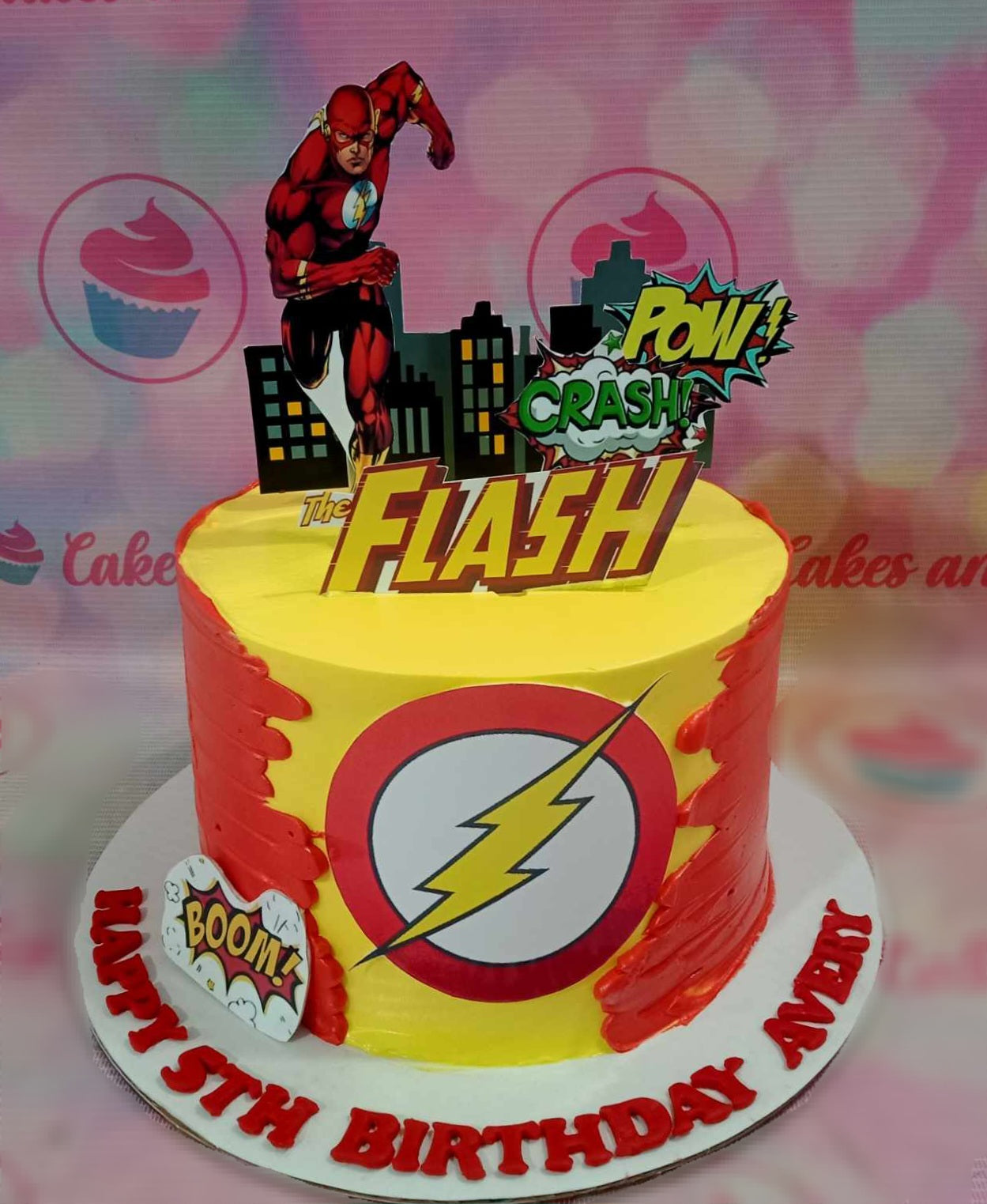 Justice League Decorated Cake