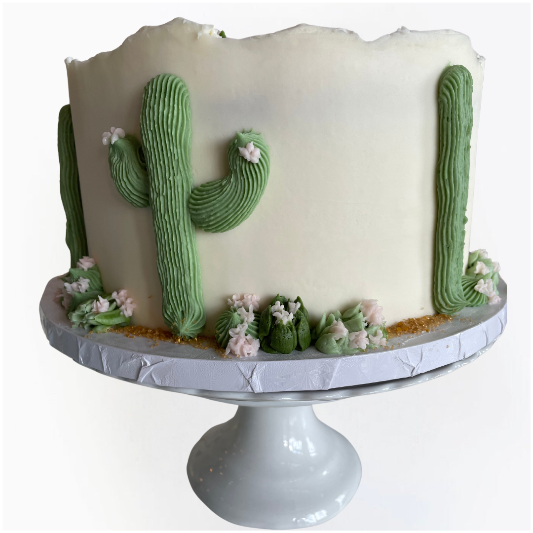 Cactus Decorated Cake