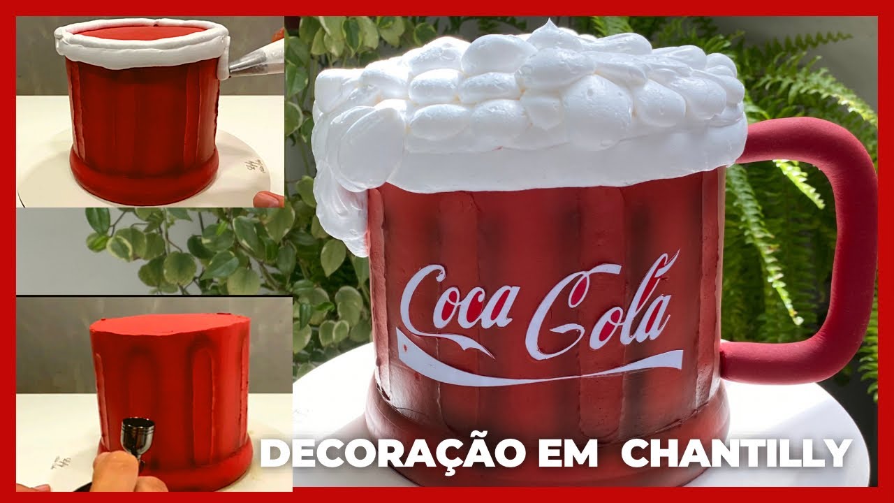 Bolo Decorado Coca Cola