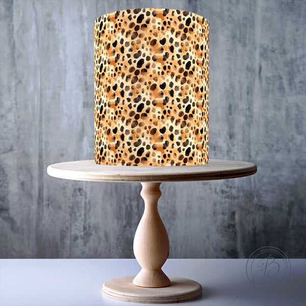 Leopard Decorated Cake