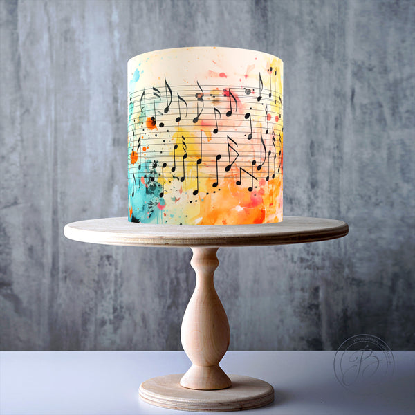 Cake Decorated Music