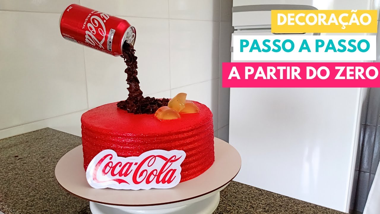 Coca Cola decorated cake