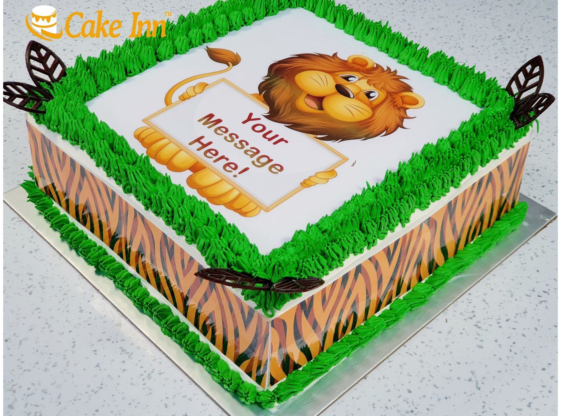 Lion Decorated Cake