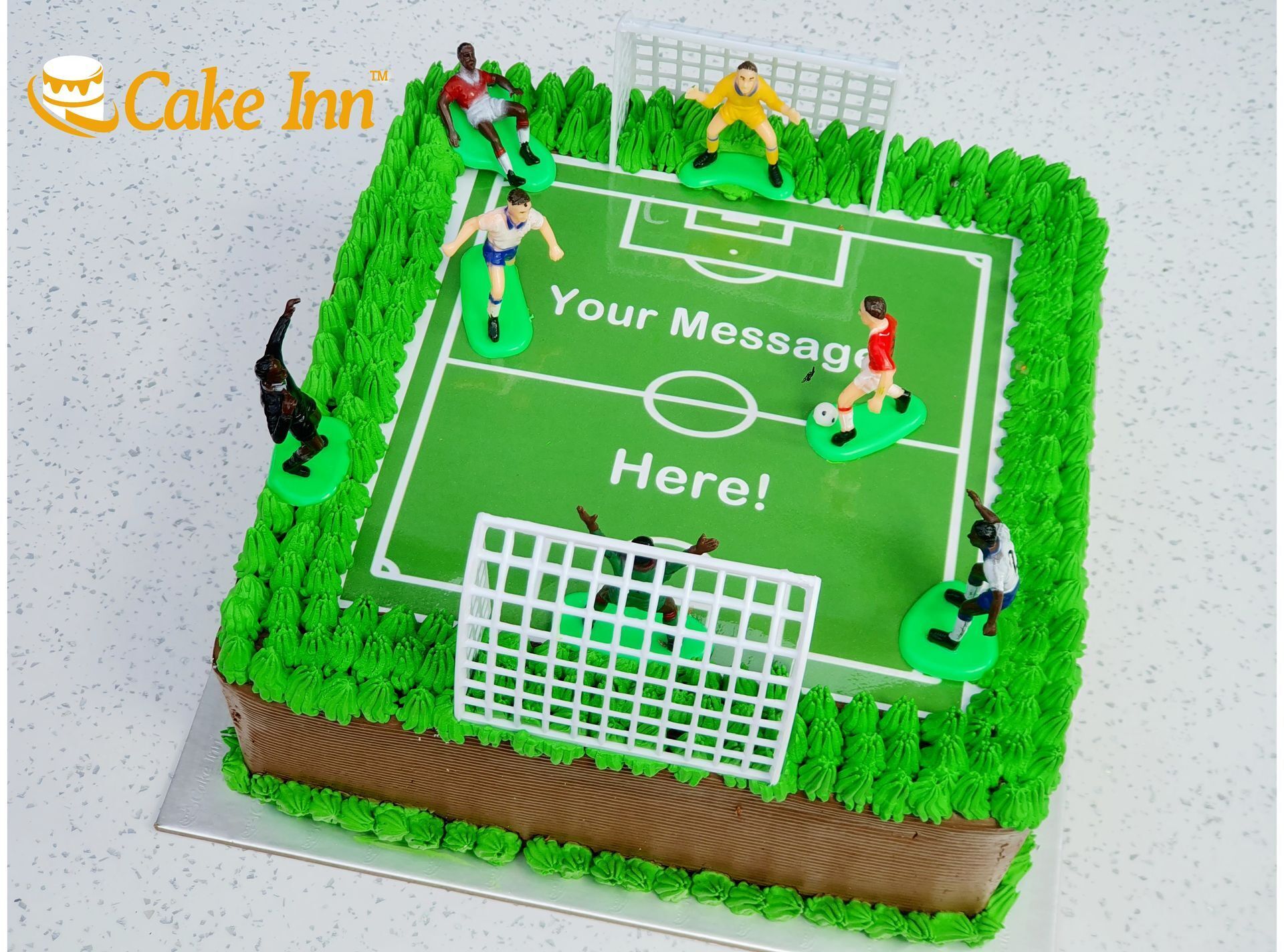 Football Field Decorated Cake