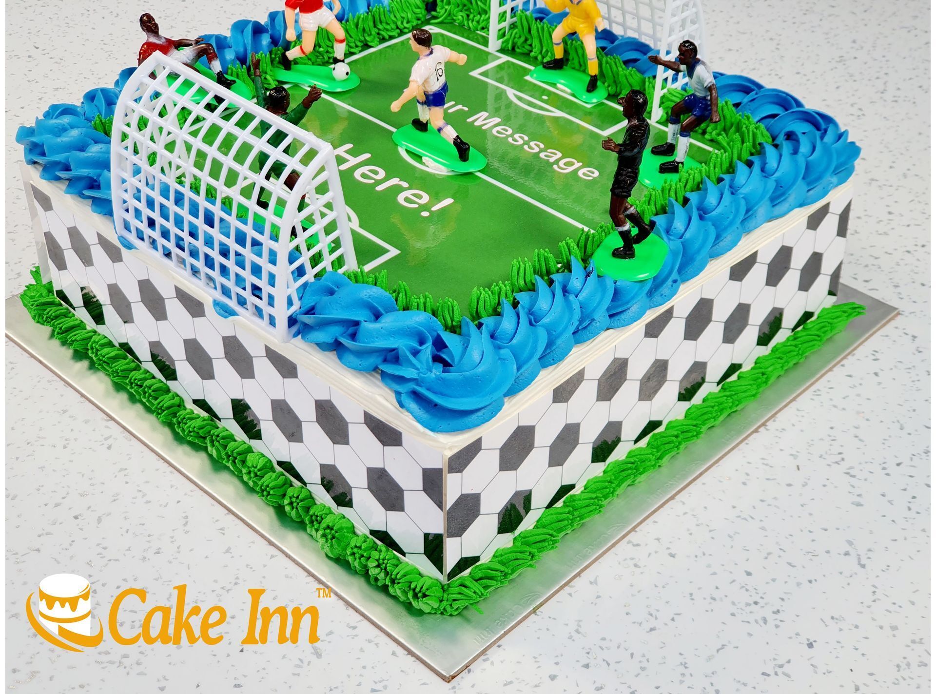 Football Field Decorated Cake