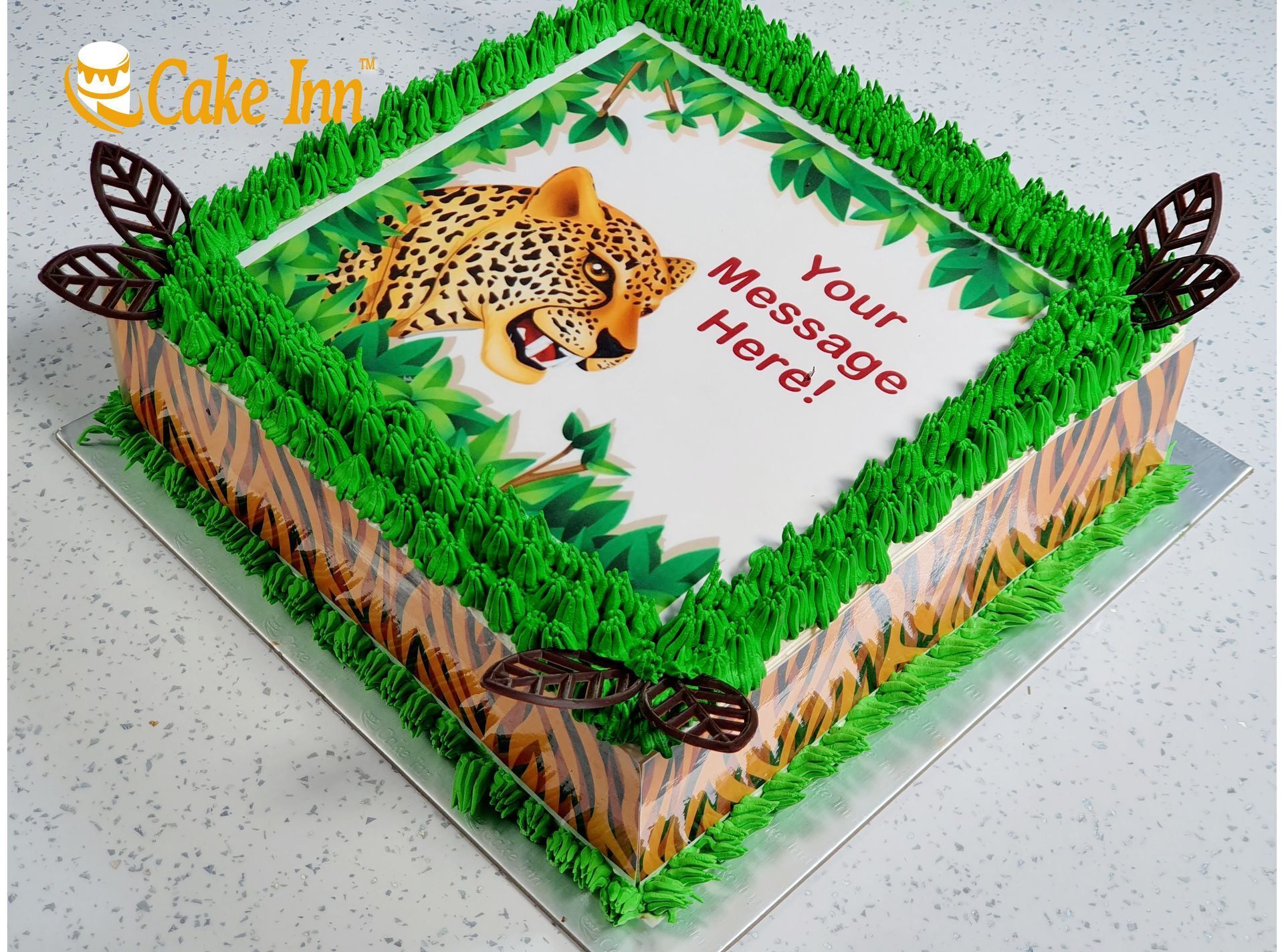 Tiger Decorated Cake