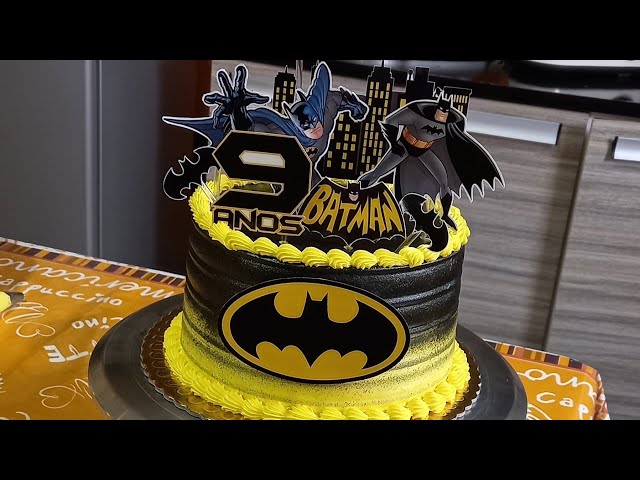 Bolo Decorado Batman