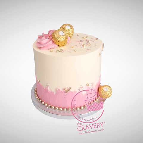 Pink Decorated Cake