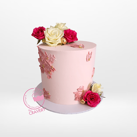 Pink Decorated Cake