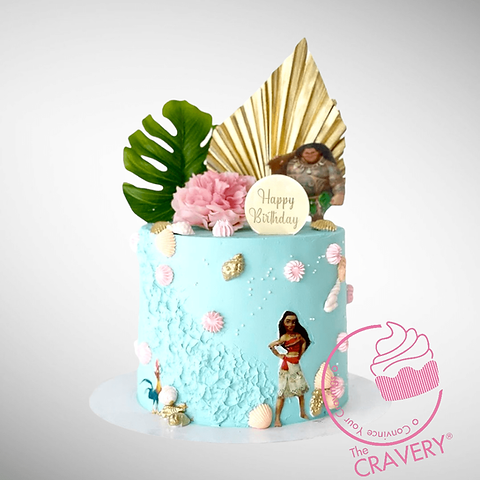 Moana Decorated Cake