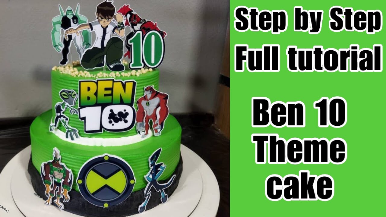 Ben 10 Decorated Cake