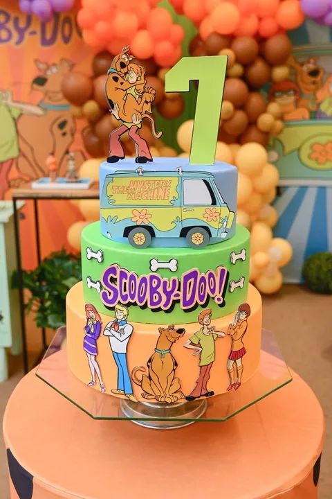 Bolo Decorado Scooby Doo