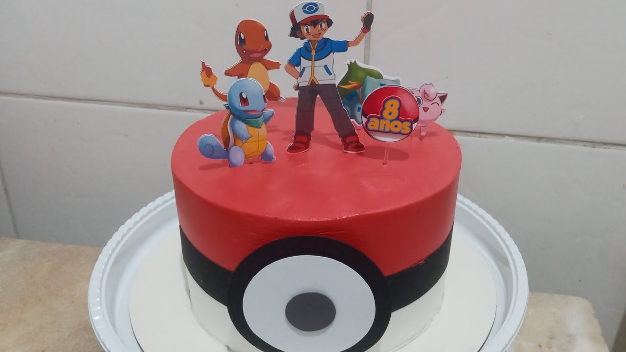 Bolo Decorado Pokemon