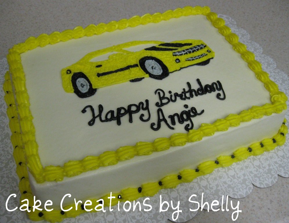 Camaro Decorated Cake