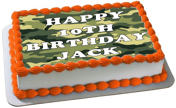 Decorated Army Cake