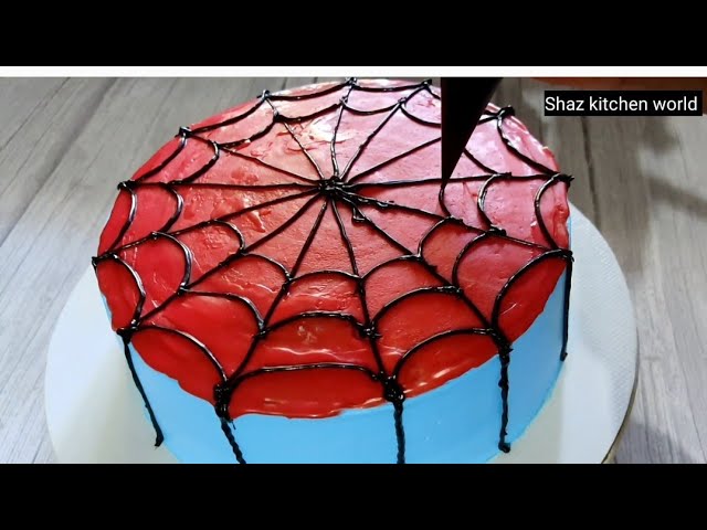 Spider Man Decorated Cake