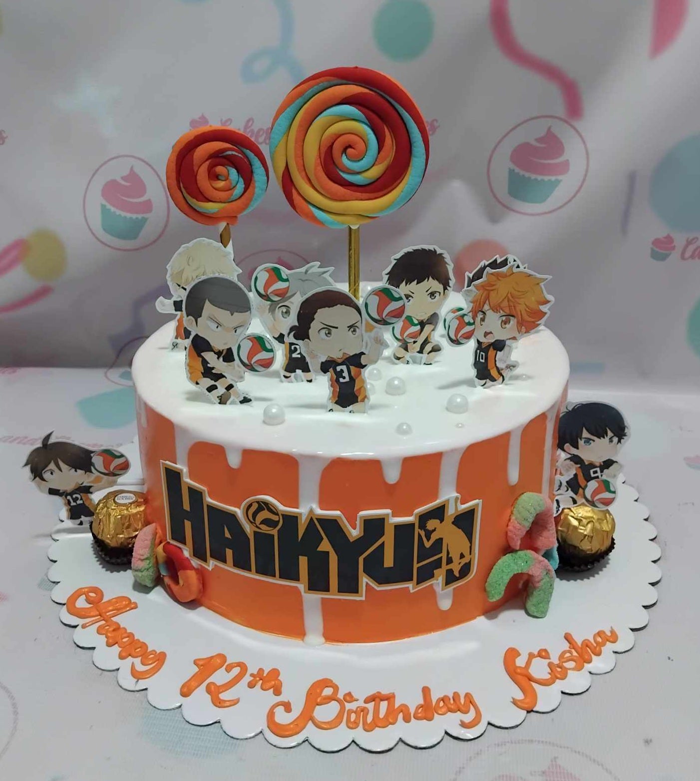 Anime Decorated Cake