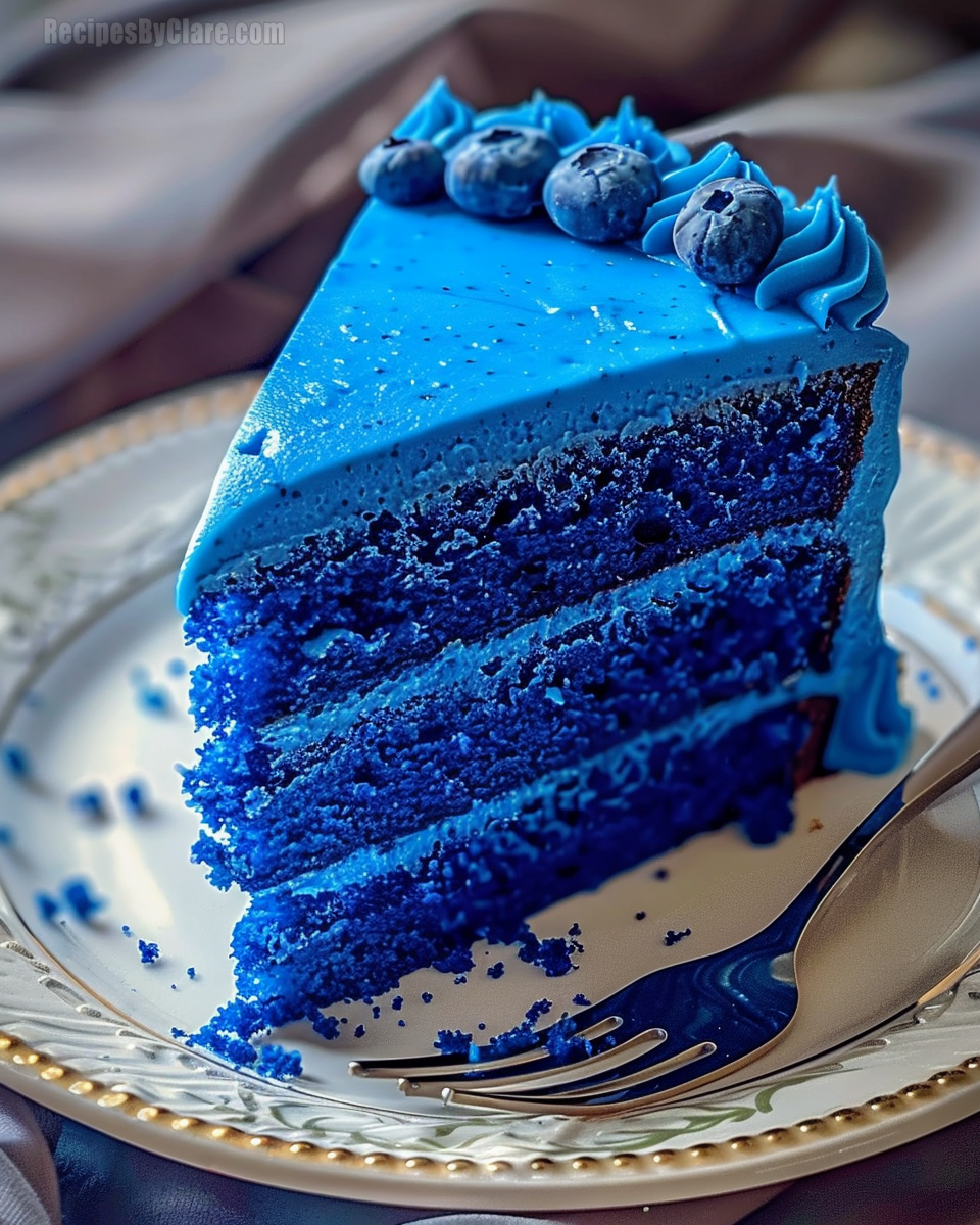 Blue Decorated Cake