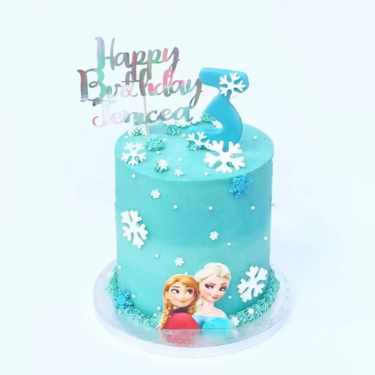 Frozen Decorated Cake