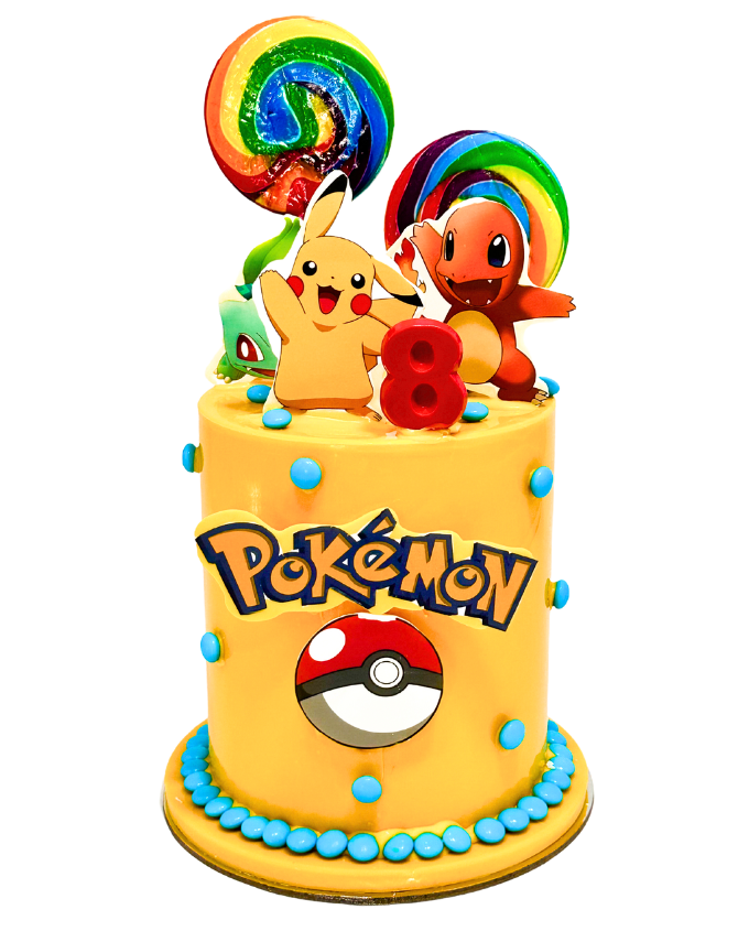 pokemon decorated cake