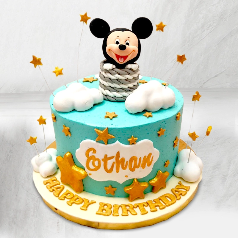 Mickey decorated cake