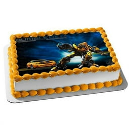 Transformers decorated cake