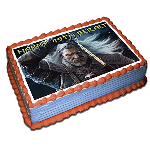 The Witcher Decorated Cake