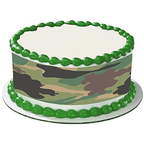 Camouflage Decorated Cake